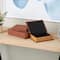 Faux Leather Geometric Woven Grid Book Storage Box Set